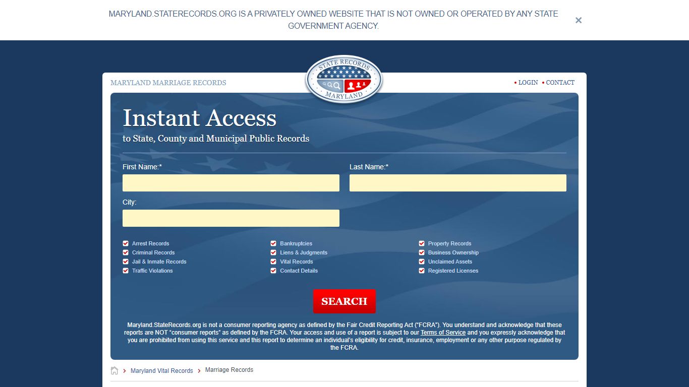 How to Find Maryland Marriage Records | StateRecords.org